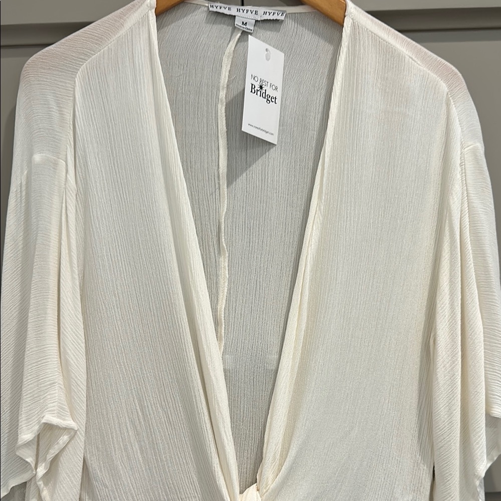 HYFVE White Tie-Front Shrug - Picture 3 of 11